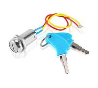 Akozon Interruptor de Encendido para Scooter para discapacitados, Interruptor de Llave eléctrica, Interruptor de Llave de 24 V, Encendido Caterpillar