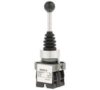Akozon Interruptor de joystick momentáneo 2 Posiciones 2NO XD2PA12 Interruptor de palanca universal bloqueado monolever Reemplazo