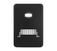 Akozon INTERRUPTOR DE PALANCA LED PARA COCHE CON LUZ LED DURADERO DE PARA EL INTERRUPTOR CAMERY (Patrón de tira de luces)