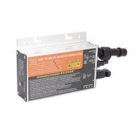 Akozon Inversor Solar para Conexión a Red de 18 a 60 V, Inversor Eficiente Impermeable de 220 V CA para Sistemas de Generación Solar, Diseño Compacto para una Fácil Instalación (P