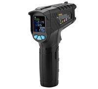 Akozon IR01D Termómetro infrarrojo Sin contacto digital -50~800℃ 0% ~ 100% RH D:S:12:1 Pantalla LCD Láser Temperatura Pistola Diferencia de temperatura Alarma Temperatura más alta