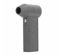 Akozon Jet Dry Blowing Ele Electric Air Suster con 4 Engranajes Ajustables, 130,000 Rpm, Luz LED para Limpieza de Computadoras, Teclados, Cabello para Mascotas y Artículos de Inflado (GREY)
