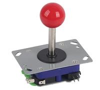 Akozon Joystick Sanwa, 1 Pieza Estilo Clásico de Competencia 4 Way Happ Arc Ball para Gaming 1up Reemplazo 2 4 8 Way Game Joystick