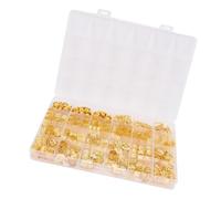 Akozon Juego de 260 Accesorios para el Cabello Trenzados de Aleación - Anillos para Rastas, Pinzas para Trenzas para el Cabello - Ideal para Bodas, Cumpleaños, Fiestas y Bailes
