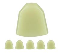 Akozon Juego De 6 uds. De Botones De Clavija De Afinación Acrílicos con Cabezales para Guitarra Negra (verde jade)