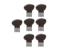 Akozon Juego de 7 Piezas de Cojines para la Cabeza de Cabello Hinchado de Nailon y Esponja - Almohadillas Invisibles para el Cabello Esponjoso - Clips para Aumentar el Volumen