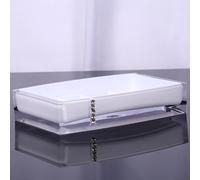 Akozon Juego de Accesorios de Baño de Acrílico de 5 Piezas, Taza de Baño, Cepillo de Dientes, Jabonera, Juego de Accesorios de Baño de 5 Piezas, Incluye Botella de Emulsión, 2 Vasos para Gárgaras,