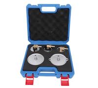 Akozon Juego de Adaptador de Cilindro Maestro Universal, Kit de Adaptador de Purga de Freno de Aluminio de 5 Piezas, Ideal para la Mayoría de los Kits de Sangrado de Fluido de Frenos a