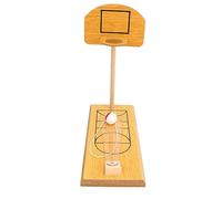 Akozon Juego de Baloncesto de Mesa de Madera, Juguete de Aro de Baloncesto para Niños y Diversión Familiar, Tiro en ángulo, Juguete Deportivo de Interior Compacto y Portátil para Mayores de 3 Años