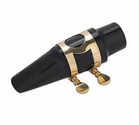 Akozon Juego de Boquillas Abs para Saxofón Tenor con Almohadillas de Caña con Hebilla de Metal, Accesorio para Músicos