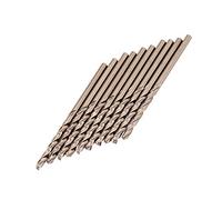 Akozon Juego de brocas de cobalto M35 Juego de brocas HSS-CO 1.0-5.0MM para taladrar en acero inoxidable(2.5mm)