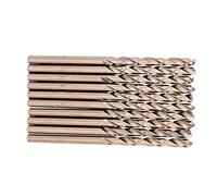 Akozon Juego de brocas de cobalto M35 Juego de brocas HSS-CO 1.0-5.0MM para taladrar en acero inoxidable(4.5mm)