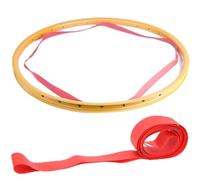 Akozon Juego de Cinta de Llanta y Revestimiento de Llanta de Bicicleta de PVC de Primera Calidad - Protector de Llanta de Cámara de Bicicleta Negra de 27,5 Pulgadas - Almohadilla