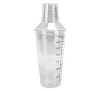 Akozon Juego de Coctelera con Escala Transparente: Evite Derrames con Coctelera Boston Transparente para Bar Profesional y Uso Doméstico (700ML)
