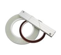 Akozon Juego de Empalme de Cinta de 1/4 de 10 Pulgadas - Bloque de Empalme Profesional para Medios de Cinta de Carrete Abierto a Carrete Revoxsonido con Guía y de