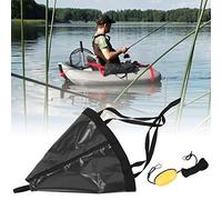 Akozon Juego de Flotador de Ancla de Barco Portátil de 24 Pulgadas, Accesorio para Yate, Bote de Goma, Bote de Pesca, Kayak, Flotador de Pesca Portátil de 24 Pulgadas/60 Cm, Ancla de Barco de de