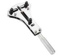 Akozon Juego de Herramientas Profesionales para Abrir Carcasa Trasera de Reloj, con Llave Ajustable, Abrazaderas Intercambiables para Reparación de Cubierta de Batería