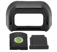 Akozon Juego de Oculares para Visor EP-17 con Cubierta para Zapata Fría y Nivel de Burbuja para A6600 A6500 A6400