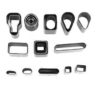 Akozon Juego de Perforadoras para Manualidades en Cuero, 24 Herramientas de Perforación con Ojales para Proyectos de Cuero