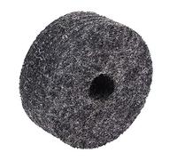 Akozon Juego de Repuesto de Almohadilla de Fieltro para Arandela de Platillo de Tambor, con Mangas de Tuercas de Mariposa, Plástico y Accesorios