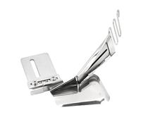 Akozon Juego De Sesgo De ángulo Recto De Doble Pliegue Ajustable para Máquina De Coser Industrial Cinta De Fijación De Carpeta De Costura Plana