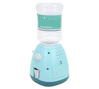 Akozon Juguete de Dispensador de Agua Eléctrico Akozon Mini con Música - Cabezas de Agua Duales y Tazas para Niños - Lindo Modelo de Fuente para Beber para Casa de Muñecas Juguete de Cocina (Azul