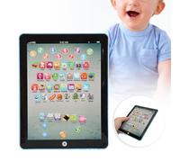 Akozon Juguete de Tableta de Niños Akozon - Máquina de Estudio de Aprendizaje Chino e Inglés para Niños | Juguete para Bebés Educativo con Música, Letras, Palabras y Diversión Ortografía (BLUE)
