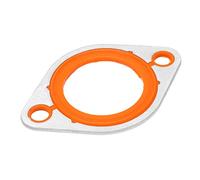 Akozon Junta de Carcasa de Cuello de Agua para Termostato, Silicona de | Sello Reutilizable, sin Sellador, Soporte de Aluminio, Inserto de Silicona Moldeado, Reemplazo del Motor BB, Ajuste