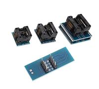 Akozon Kit de Adaptadores de Programador de 9 Piezas para Tl866Cs Tl866A Ezp2010 IC Extractor Herramientas de Programación de Alta Velocidad