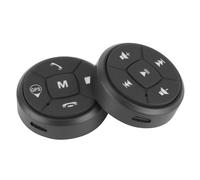 Akozon Kit de Bluetooth, Botón de Control del Volante Inalámbrico, a Distancia para Coche, Control de Dirección