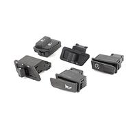 Akozón Kit de Botón de Interruptor de Motocicleta, 5 Uds. Kit de Botón de Señales de Giro de Bocina de Faro de Haz Alto Y bajo de Arranque de Motocicleta Apto para GY6 125CC