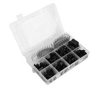 Akozon Kit de Conectores Tipo SM Electrónica, Kit de Conectores de Terminales SM de 560 Piezas Altavoces, Pantallas y Electrodomésticos