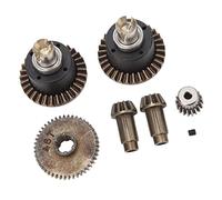 Akozon Kit de Engranajes de Motor de Coche a Control Remoto, Conjunto de Accionamiento Diferencial SCY 16101 16102 16103 16201pro 1/16 RC