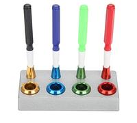 Akozon Kit de Engrasador de Reloj Profesional, Surtido de Bolígrafos con 4 Vasos de Aceite para Reparación de Relojeros