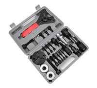 Akozon Kit de Herramientas de Extracción de Embrague de Compresor A C, 23 Piezas, Extractor de Cubo, Herramientas Automáticas