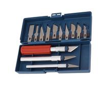 Akozon Kit de Herramientas de Mano de Acero para Taller de Madera Premium de 13 Piezas para Herramientas de Talla de Carpintería de Madera para Carpintería, Redacción y Creación de Tallado