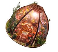 Akozon Kit de Modelos de Sala Flores DIY Akozon - Molde Estereoscópico Madera Hecho a Mano para Ensamblaje Creativo - Diversión para Niños y Adultos Proyecto Casa Muñecas en Miniatura