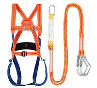 Akozon Kit de Protección de Caída - Arnés de Cuerpo Completo con Correa de Absorbente de Cinturón y Caída | Equipo de Seguridad para Techos, Escaladas y Trabajo a Gran Altitud (Colores variados)