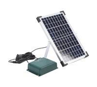 Akozon Kit de Riego por Goteo con Energía Solar - de Riego Automático Impermeable de 18 V 10 W para Jardines Interiores y Exteriores, Diseño Modular, Alertas de Sensores Inteligentes, Modos