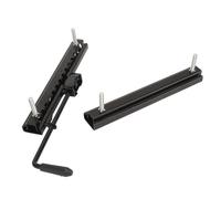 Akozon Kit de Riel Deslizante de Asiento Ajustable, Riel de Montaje de Asiento de 240 Mm para Go Kart DIY, Acero Laminado en Frío de Alta Dureza, Deslizadores de Base de Asiento