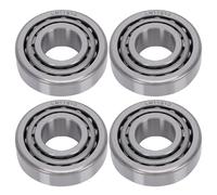 Akozon Kit de Rodamientos de Cubo de Rueda de Remolque, Juego de Rodamientos de Rodillos Cónicos de Baja Fricción y Alta Dureza para Remolques