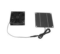 Akozon Kit de Ventilador de Panel Solar - Extractor Solar de Silicio Monocristalino de 2200 RPM con Cubierta Protectora para Invernaderos, Gallineros y Vehículos Recreativos - Solución de