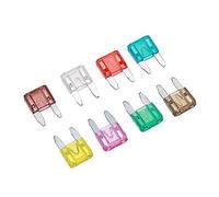 Akozon Kit Surtido de Minifusibles para Coche, 100 Uds., 30A, 35A, para Coches, Motocicletas, Barcos y Camiones