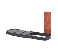 Akozon L Empuñadura de Forma de S9 Manja de Aleación de Aluminio de Madera con Placa QR Ayo de Tornillo de 1/4 de Pulgada (Black)