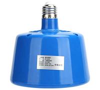 Akozon Lámpara de Calor para Lechones, Bombilla Calefactora para Pollos de 220V, 100W y 300W con Termostato, Plástico Resistente Al Fuego para Gallinero de Aves de Corral