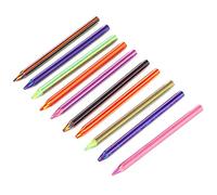 Akozon Lápices de Colores Afilados de Repuesto 5,6 Mm | Material de cera, 5 piezas por unidad, ideal para proyectos de arte y manualidades.