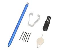 Akozon Lápiz óptico para Note 10 Lite: Lápiz óptico de Repuesto Portátil, de Alta Sensibilidad y Estable con Puntas, Pinzas y Cepillo (Blue)