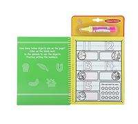 Akozon Libro de Dibujo para Colorear de Agua Portátil para Niños - Tema de Dinosaurio Juguete Onal con Bolígrafo de Agua Recargable para Diversión Creativa sin Desorden (número)
