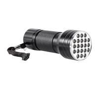 Akozon Linterna LED Uv 21 de, Detector de Luz Negra de Aluminio con Retroiluminación Violeta para Tinta