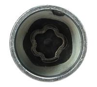 Akozon Llave de Bloqueo de Rueda Antirrobo para 1, 3, 5, 6, 7 Series, X1, X2, X3, X4, X5, X6, Z4, Herramienta Confiable para Quitar Tuercas (050)